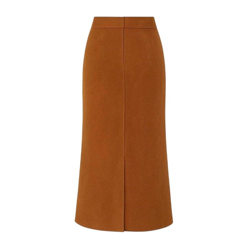 I Saw It First Womens/Ladies Faux Suede High Waist Midi Skirt / Brown - Picture 2 of 3